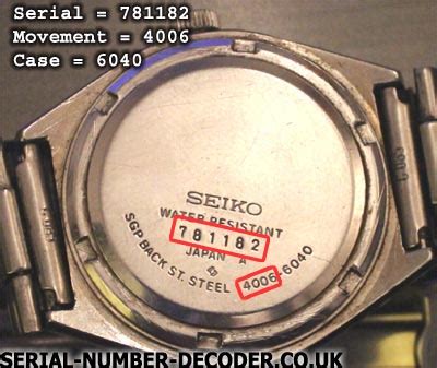 titan watch serial numbers